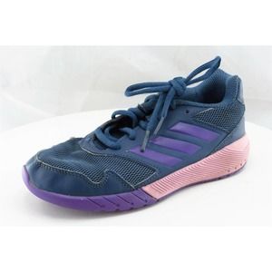 adidas Youth Girls Shoes Size 1 M Blue Runn Mesh‎